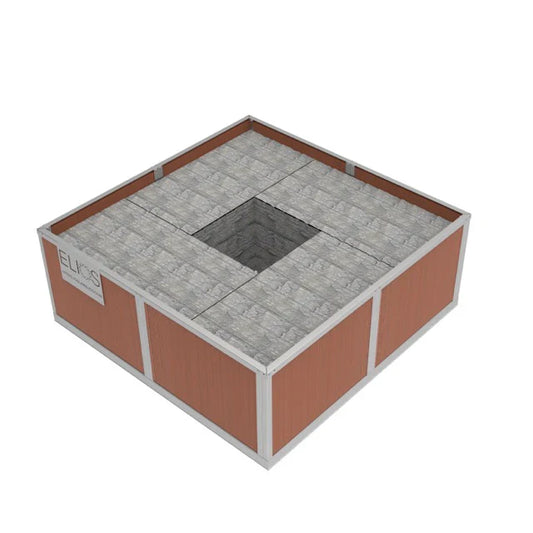 Elios Basket 8 Panel Post - Heavy-Duty Base for Solar Pole Mount Systems